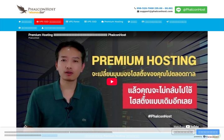 Screenshot of phalconhost.com