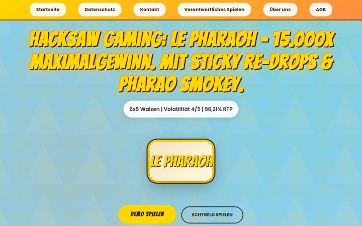 Screenshot of pharaoh-le.de