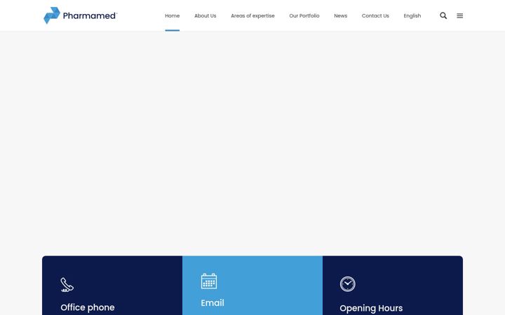 Posnetek zaslona pharmamed.com