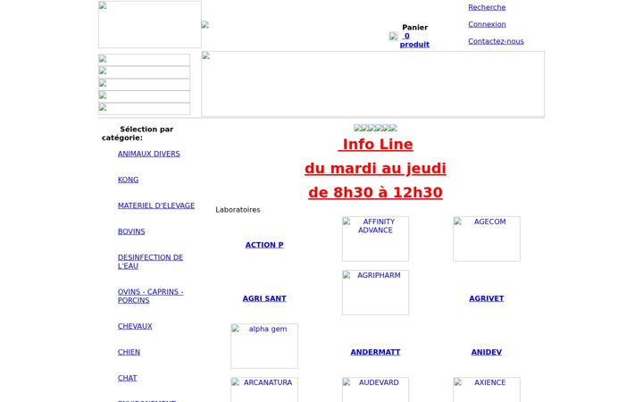 Screenshot of pharmanimal.com