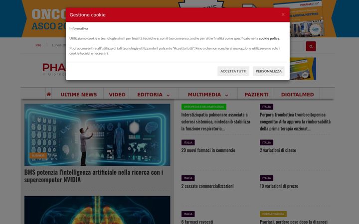 Screenshot of pharmastar.it