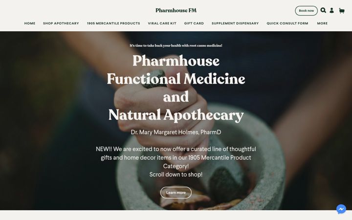 Capture d'écran de pharmhousefm.com