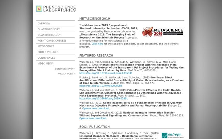 Snímek obrazovky phenoscience.com