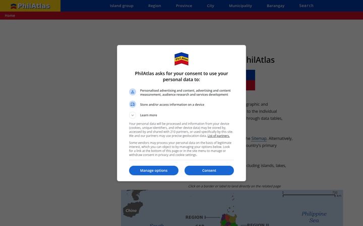 Screenshot von philatlas.com
