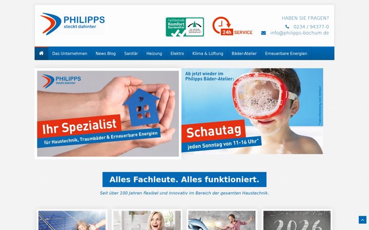 Snímek obrazovky philipps-bochum.de