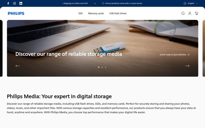 Screenshot of philips-media.com