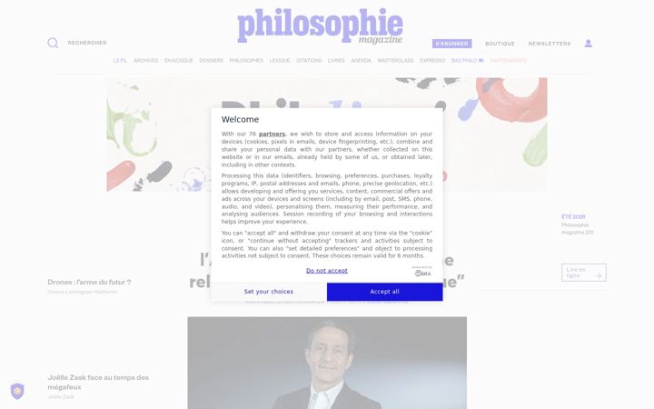Screenshot of philomag.com