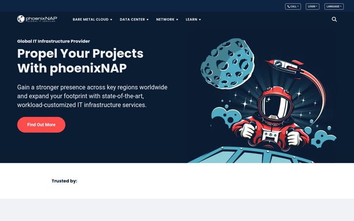 Screenshot di phoenixnap.com