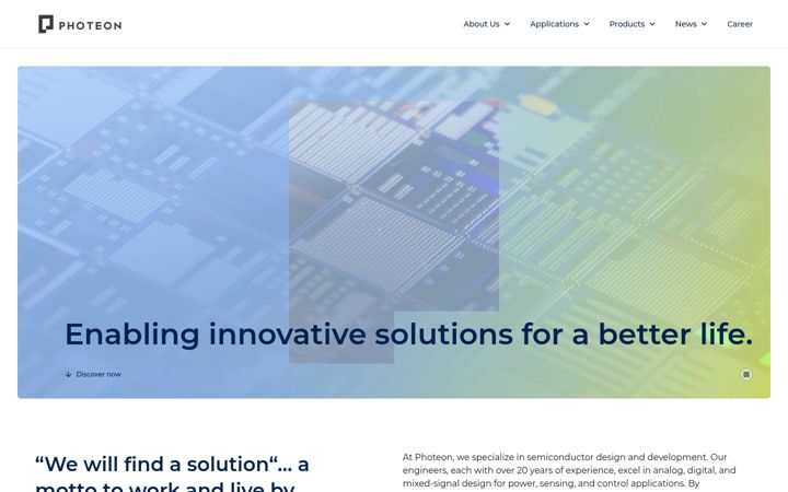 Screenshot of photeon.com