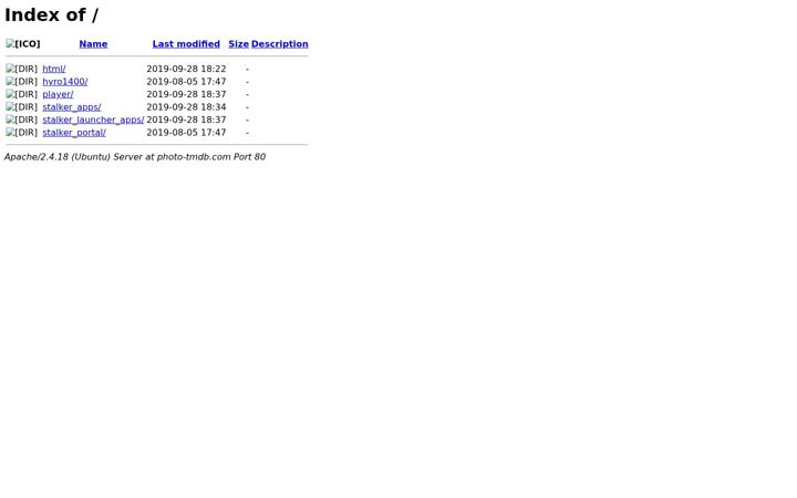 Screenshot of photo-tmdb.com