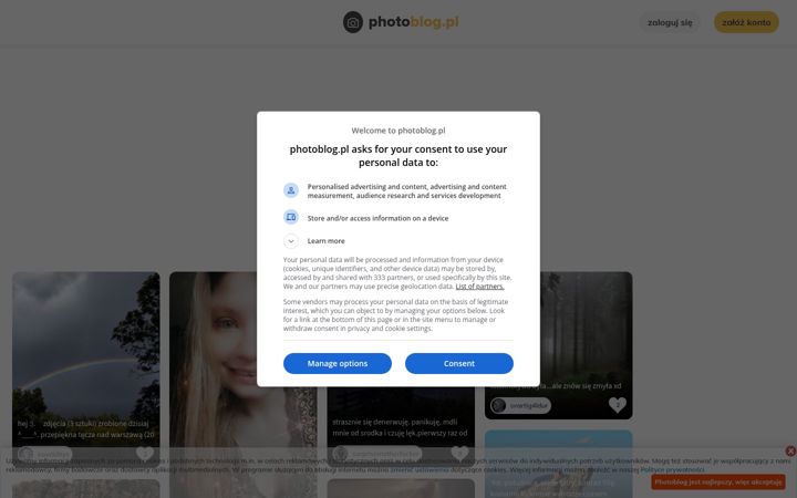 Screenshot of photoblog.pl