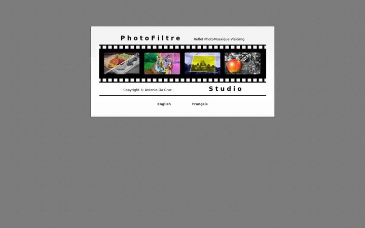 Screenshot of photofiltre-studio.com