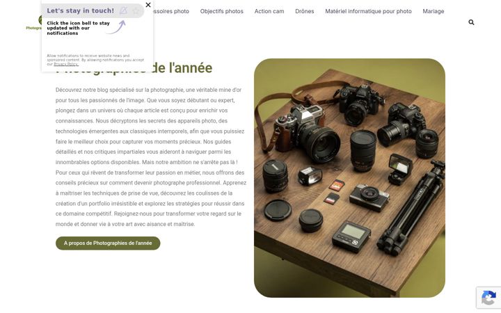 Skjermbilde av photographiesdelannee.com
