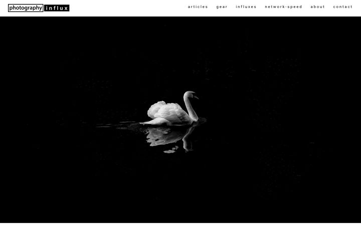 Screenshot of photographyinflux.com