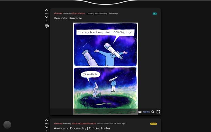 Screenshot of photon-reddit.com