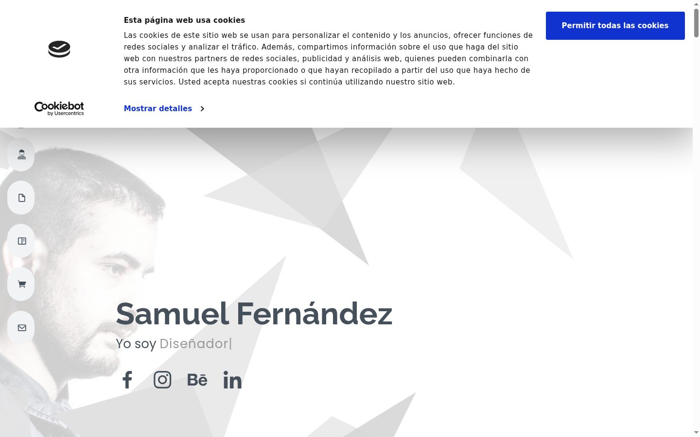 Screenshot του banner συγκατάθεσης που εμφανίστηκε πριν από οποιαδήποτε αλληλεπίδραση