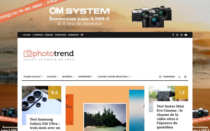 Screenshot of phototrend.fr