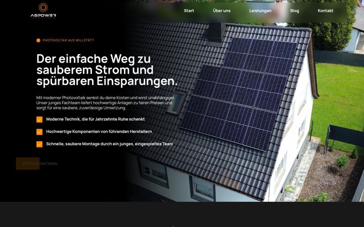 Screenshot of photovoltaik-aspower.de
