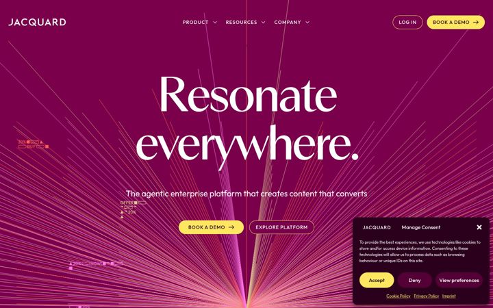Screenshot of phrasee.co