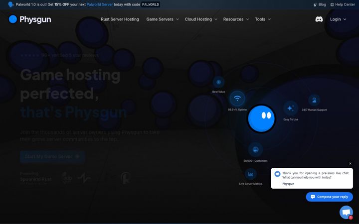 Screenshot of physgun.com