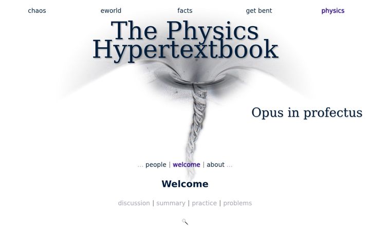 Screenshot of physics.info