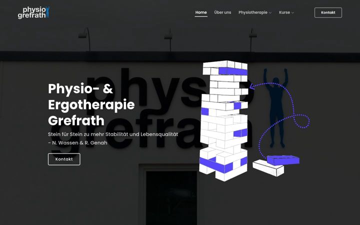 Screenshot von physio-grefrath.de
