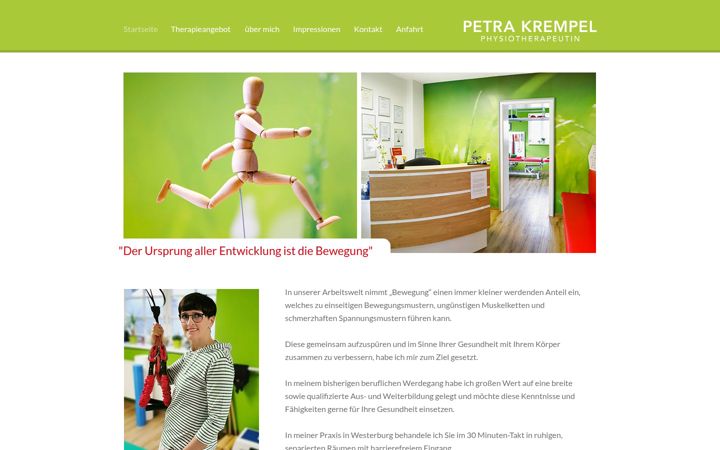 Screenshot di physio-krempel.de