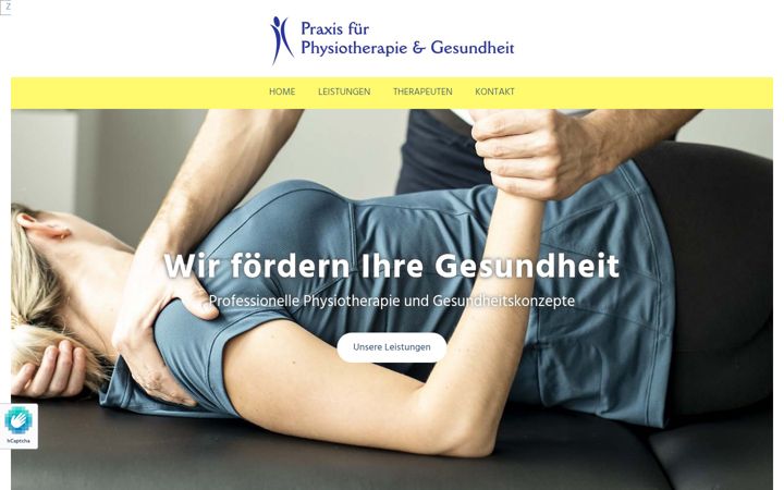 Screenshot van physio-weirauch.de