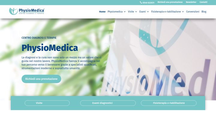 Zrzut ekranu physiomedica.it
