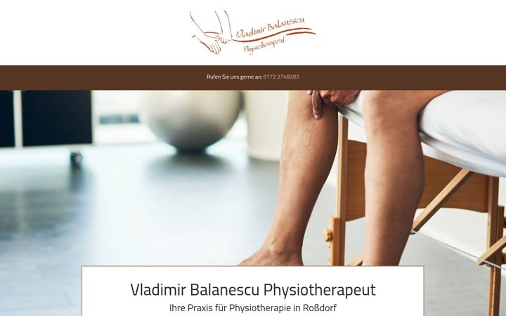 Screenshot of physiotherapeut-darmstadt.de