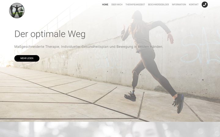 Screenshot of physiotherapie-eisenstadt.at