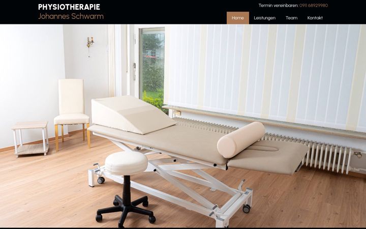 Screenshot of physiotherapie-johannes-schwarm.de