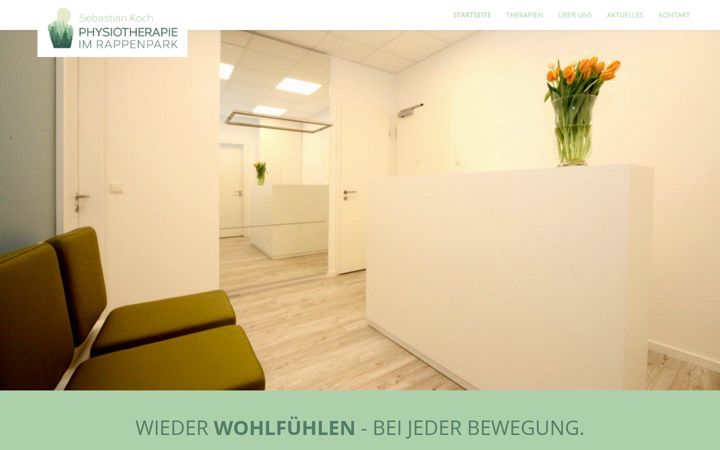 Screenshot of physiotherapie-koch.com