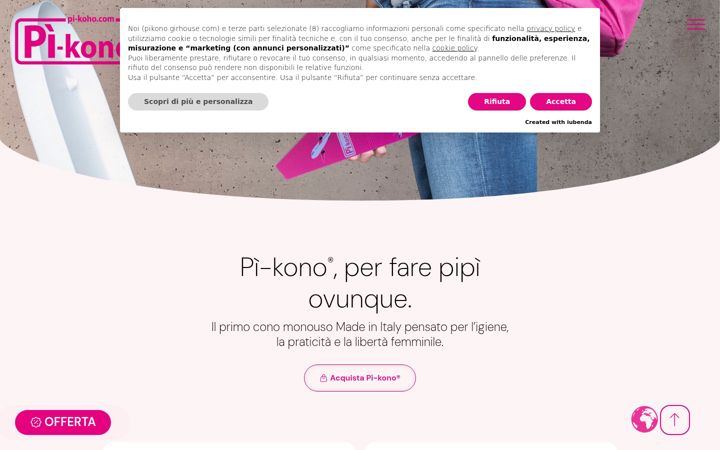 Ekrānuzņēmums no pi-kono.com