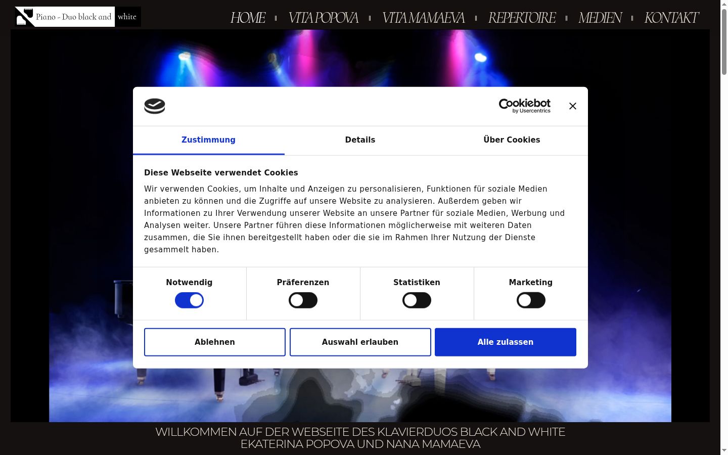 Sutikimo reklamjuostės, rodytos prieš bet kokią sąveiką, ekrano kopija