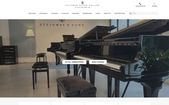 Screenshot του piano.se