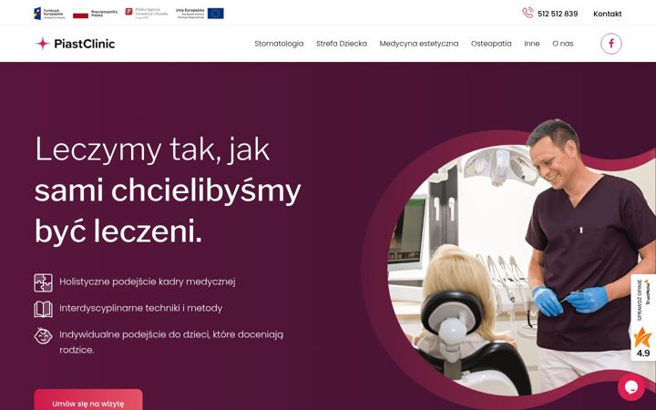 Screenshot di piastclinic.pl