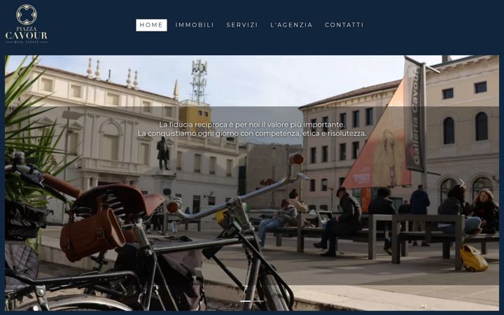 Kuvakaappaus sivustosta piazzacavour.eu