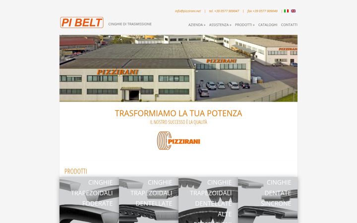Screenshot of pibelt.com