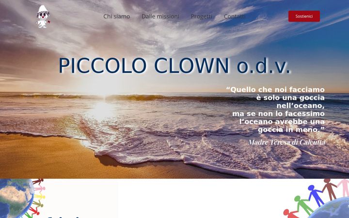 Captura de pantalla de piccoloclown.it
