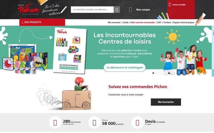 Screenshot of pichon.fr