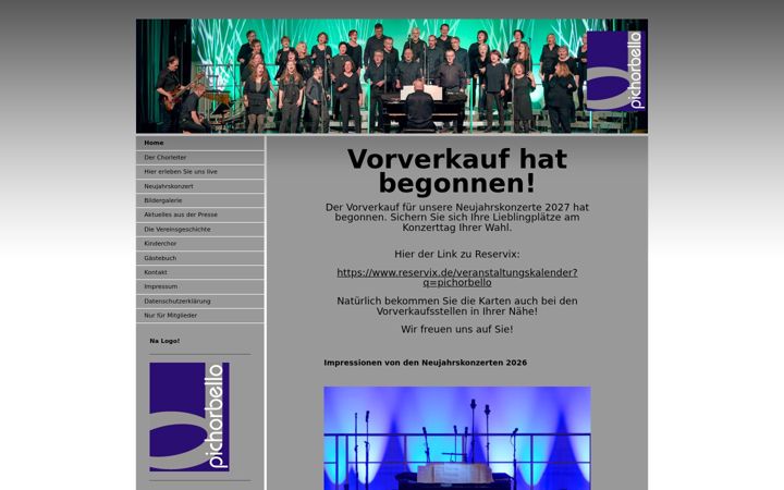 Screenshot of pichorbello-online.de