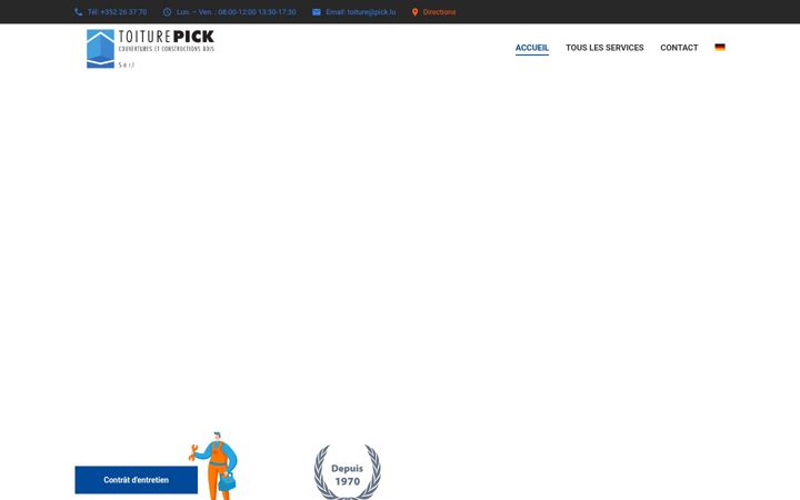 Screenshot of pick.lu