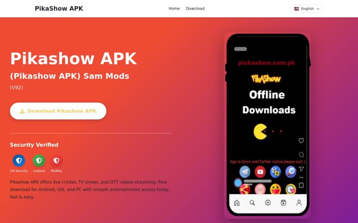 Screenshot of pickashow.com.pk