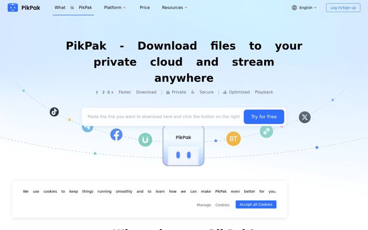 Screenshot of pickpackapp.com
