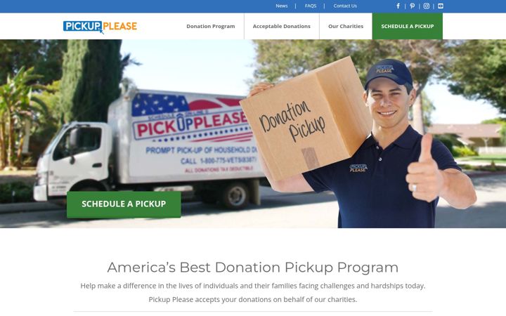 Screenshot of pickupplease.org