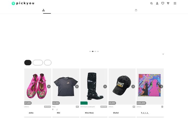 Screenshot of pickyou.co.jp