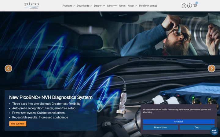 Screenshot of picoauto.com