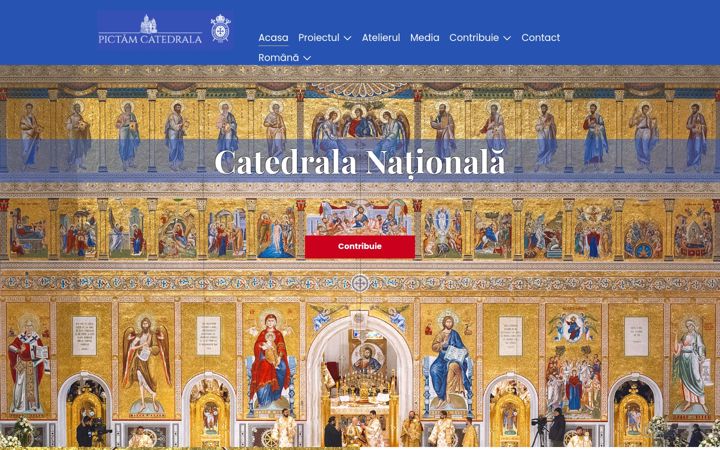 Screenshot of pictamcatedrala.ro
