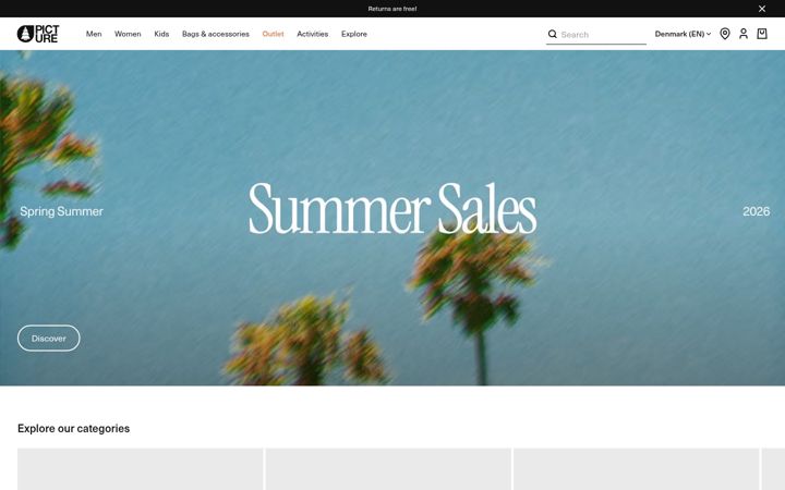 Screenshot of picture-organic-clothing.com